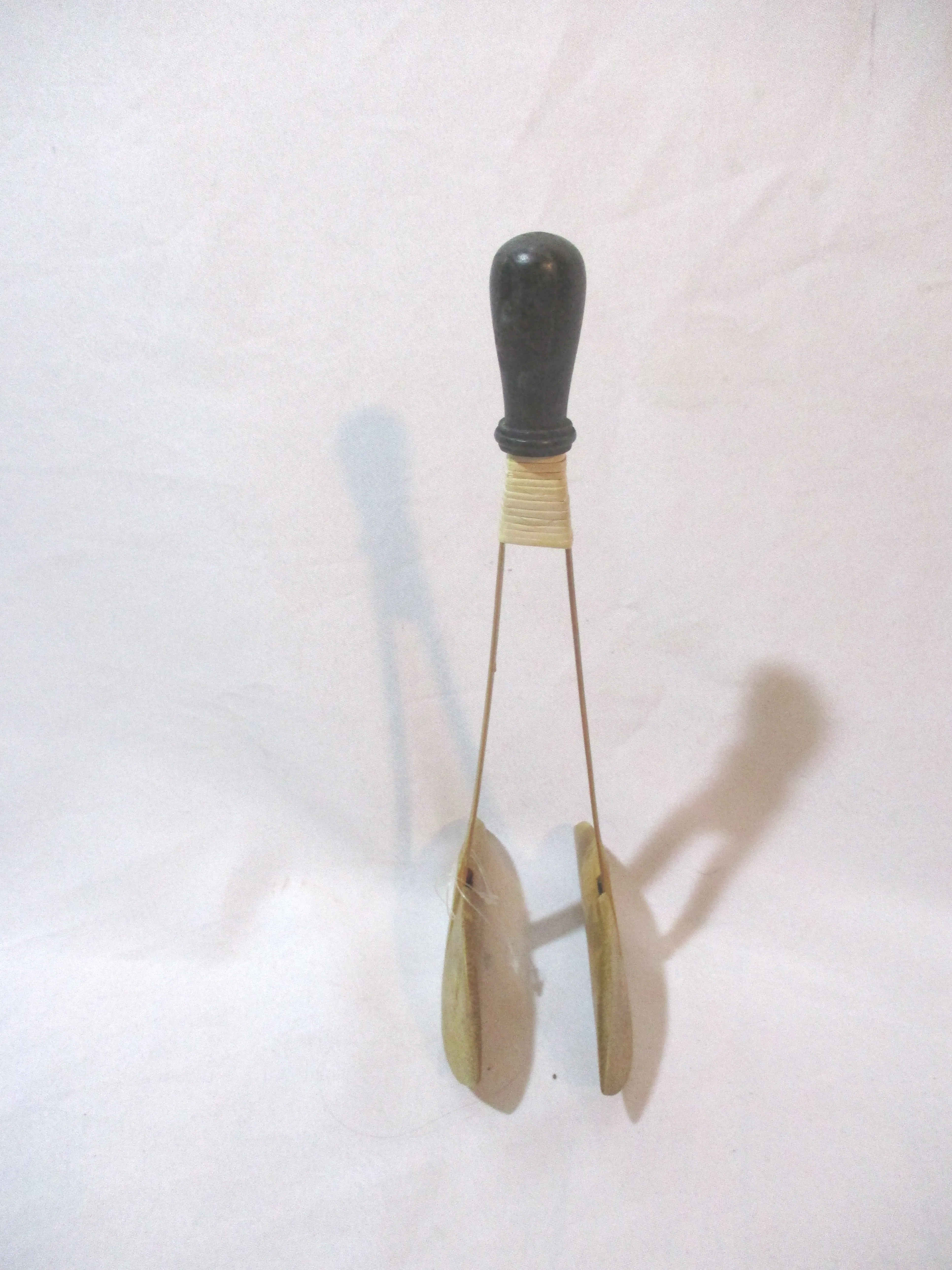 12" Wood MARACAS CLAPPER Percussion Instrument Folk Art Latin Merengue