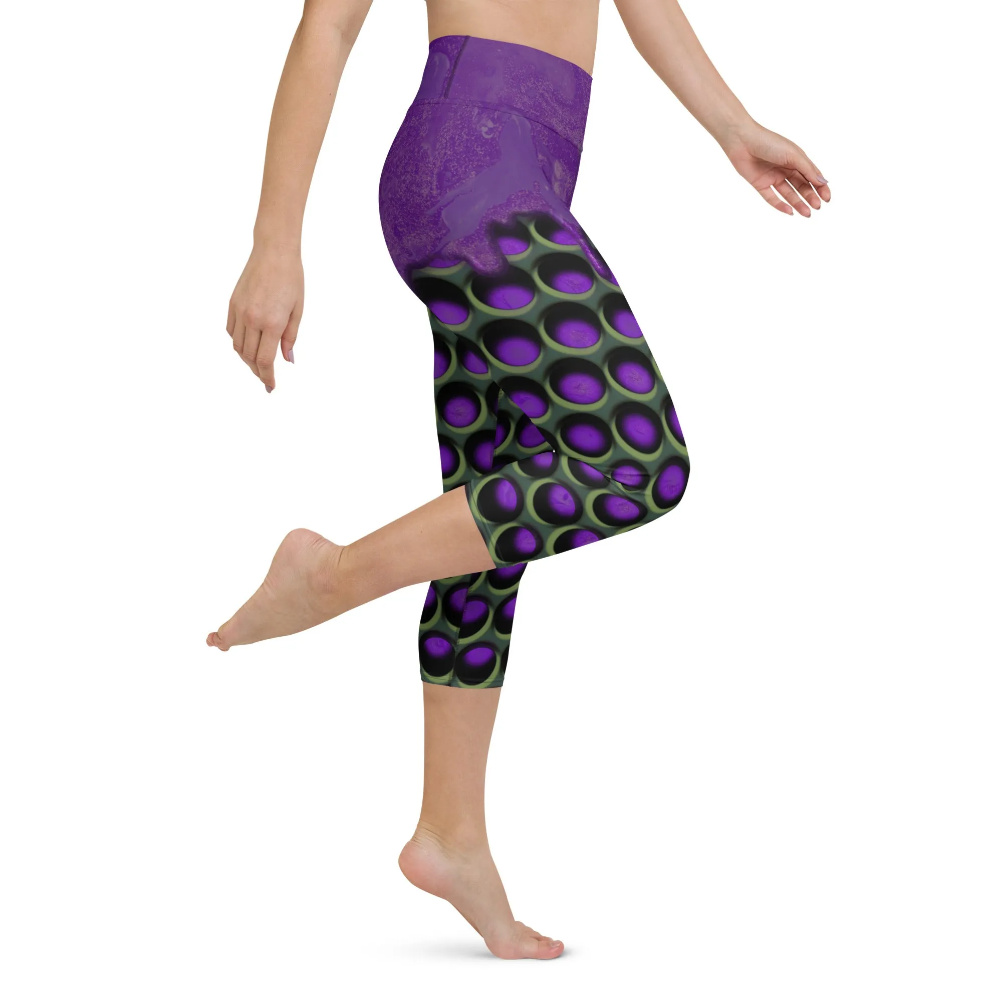 3D Industrial Print Yoga Capris