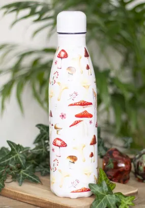 All Over Mushroom Print | METAL WATER BOTTLE