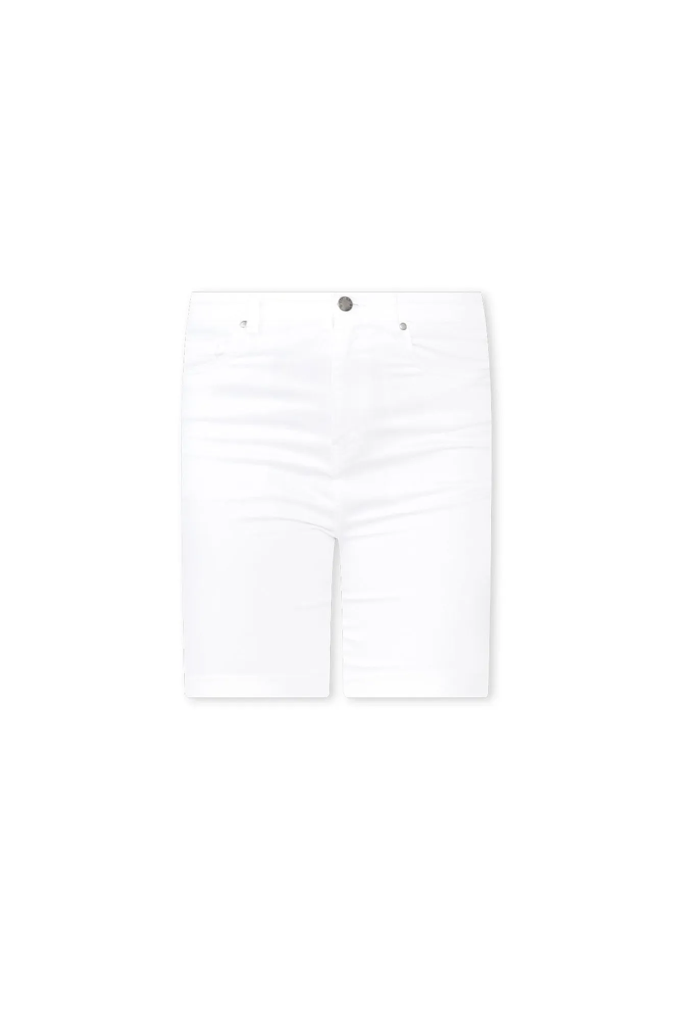 Bonnie White Denim Stretch Shorts