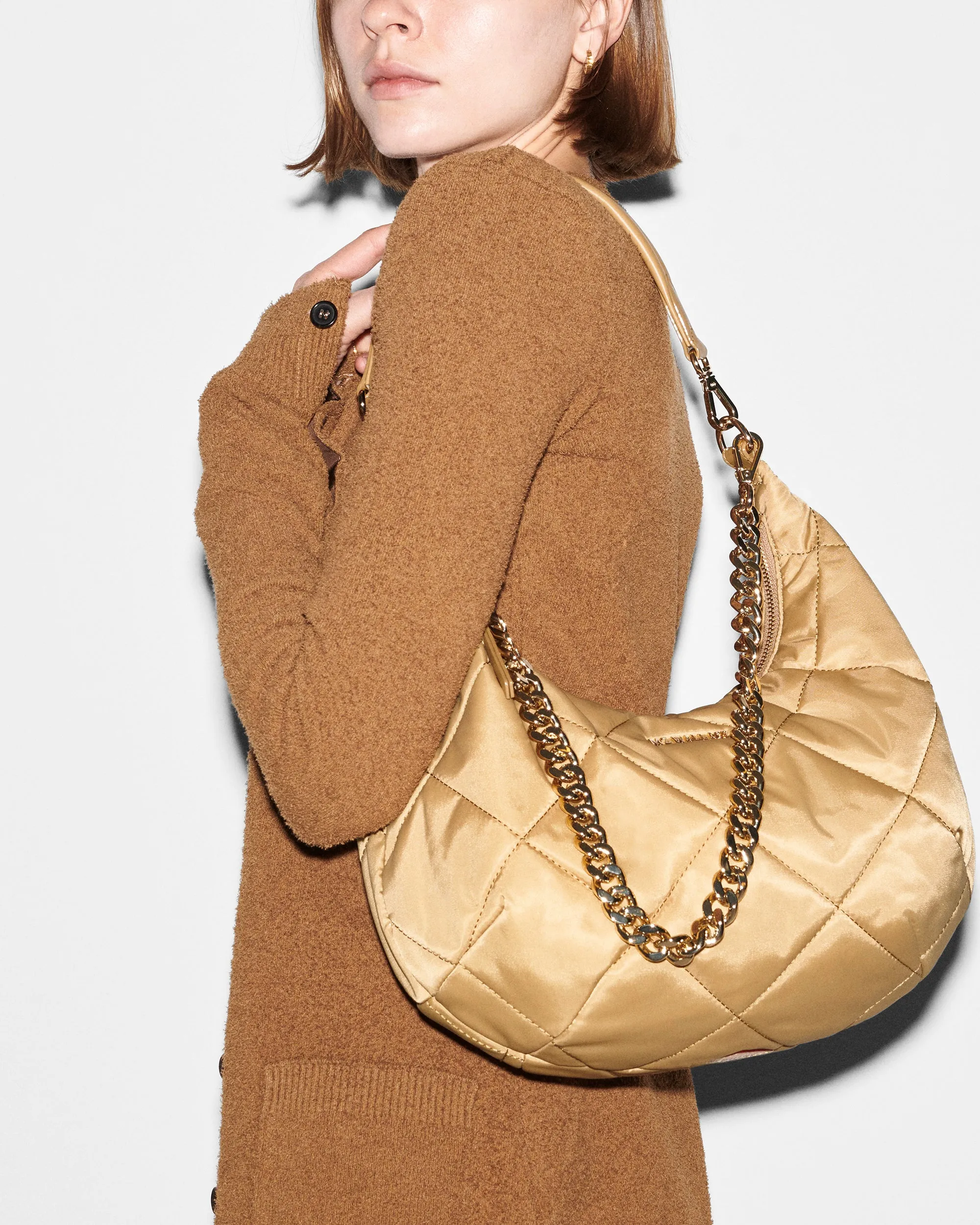 Camel Madison Shoulder Bag II