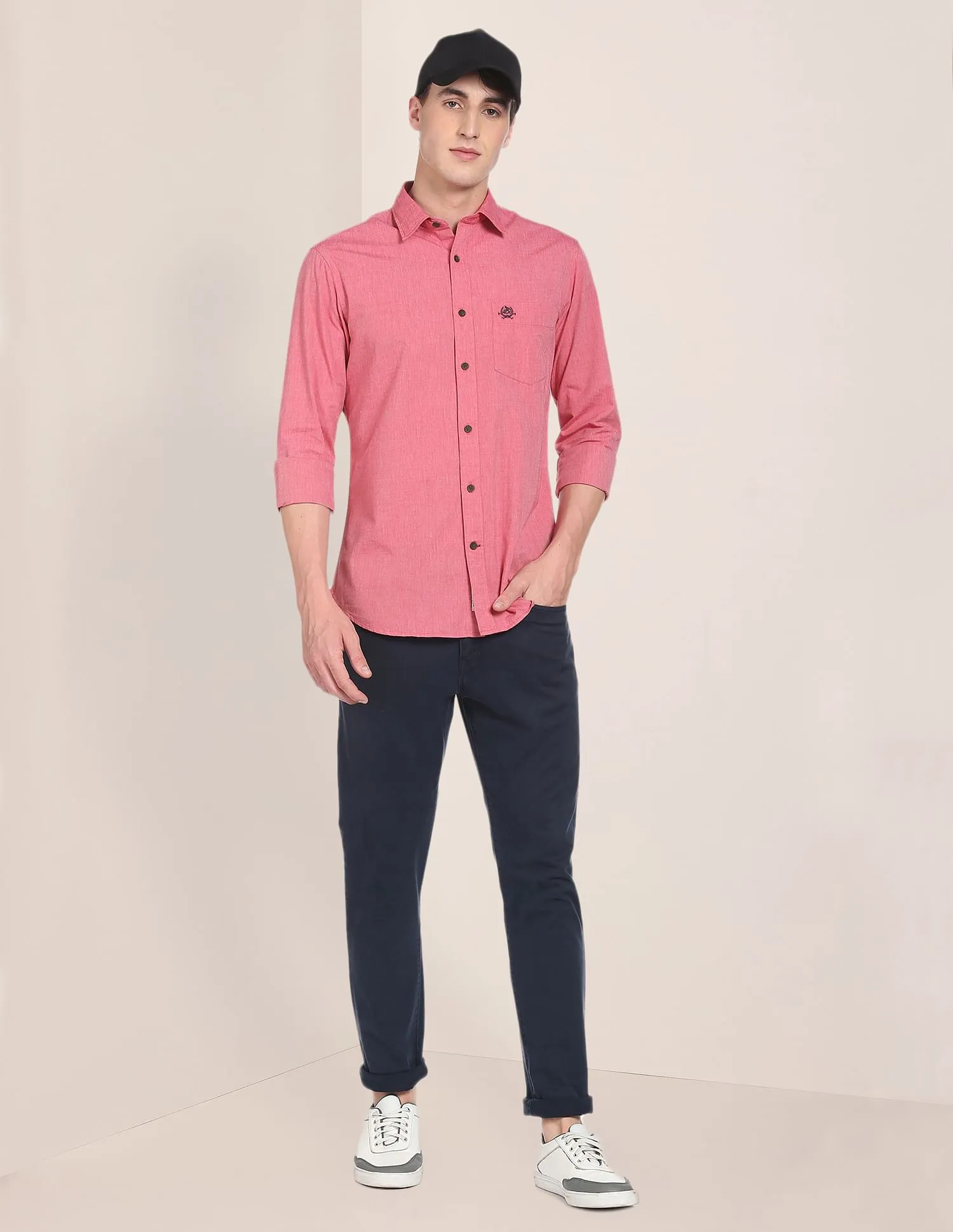 Cotton Oxford Casual Shirt