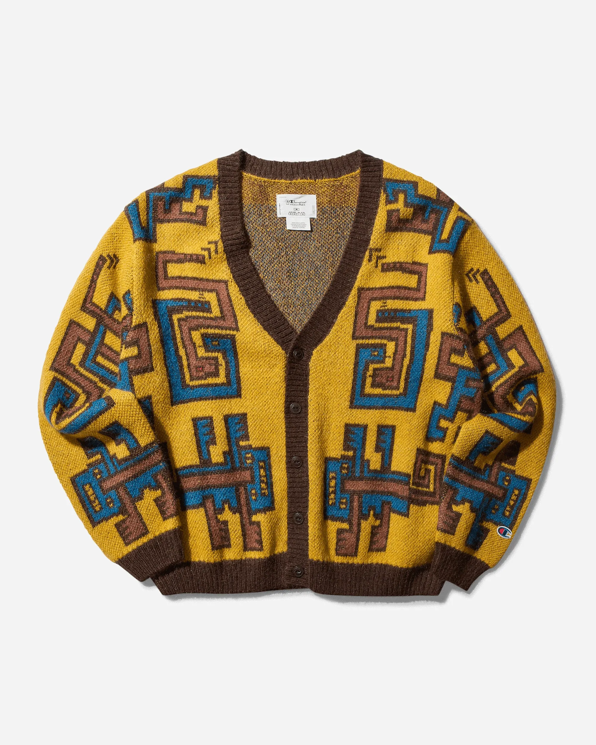 Men's Angelo Baque Cusco Cardigan Yellow