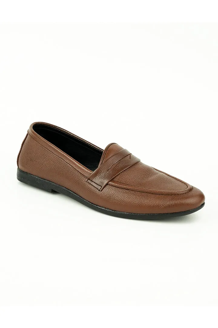 TAN BROWN MILD LOAFERS