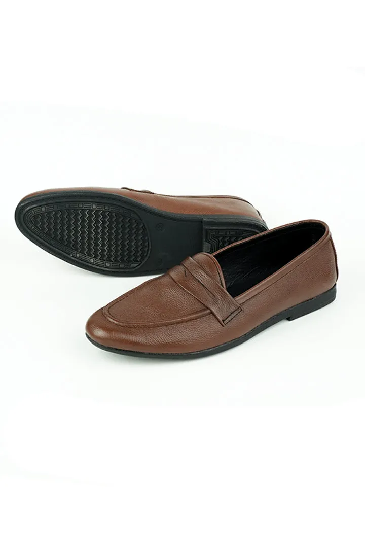 TAN BROWN MILD LOAFERS