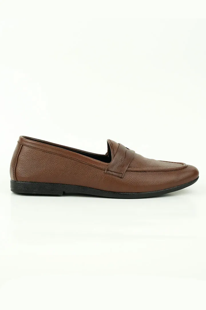 TAN BROWN MILD LOAFERS