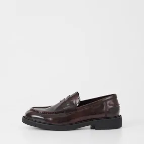 VAGABOND ALEX LOAFER M DARK RED POLISHED LEATHER