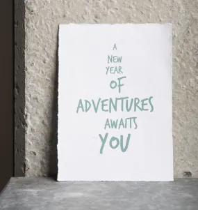 Wish cards with envelope - Adventures